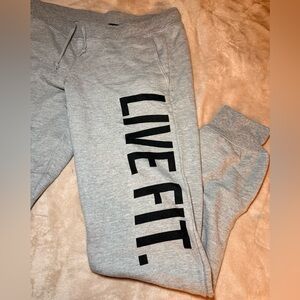 Live Fit Gray Joggers